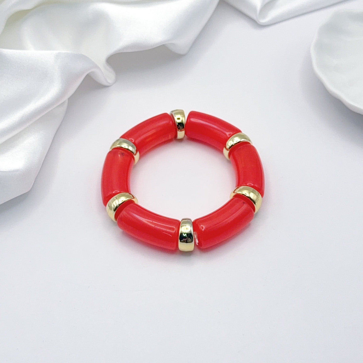 Bracelet "Pep's" - Rouge