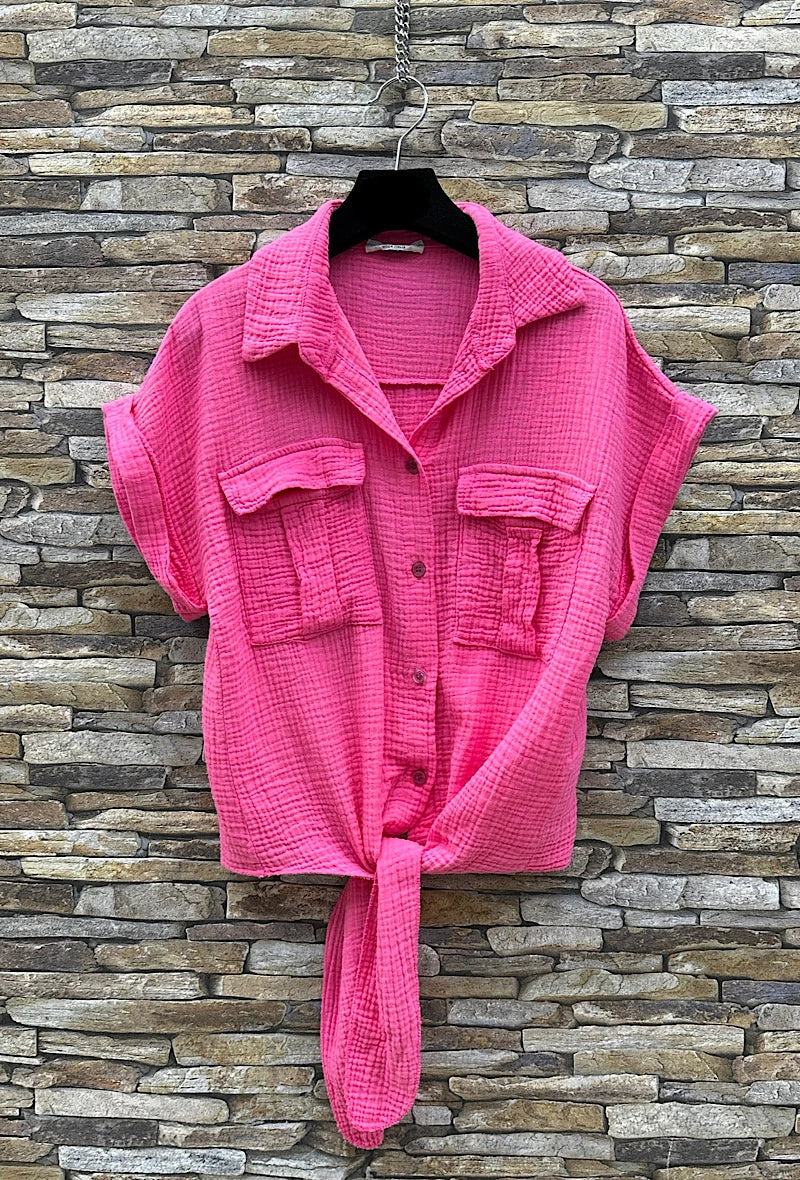 Chemise EVA en gaze de coton