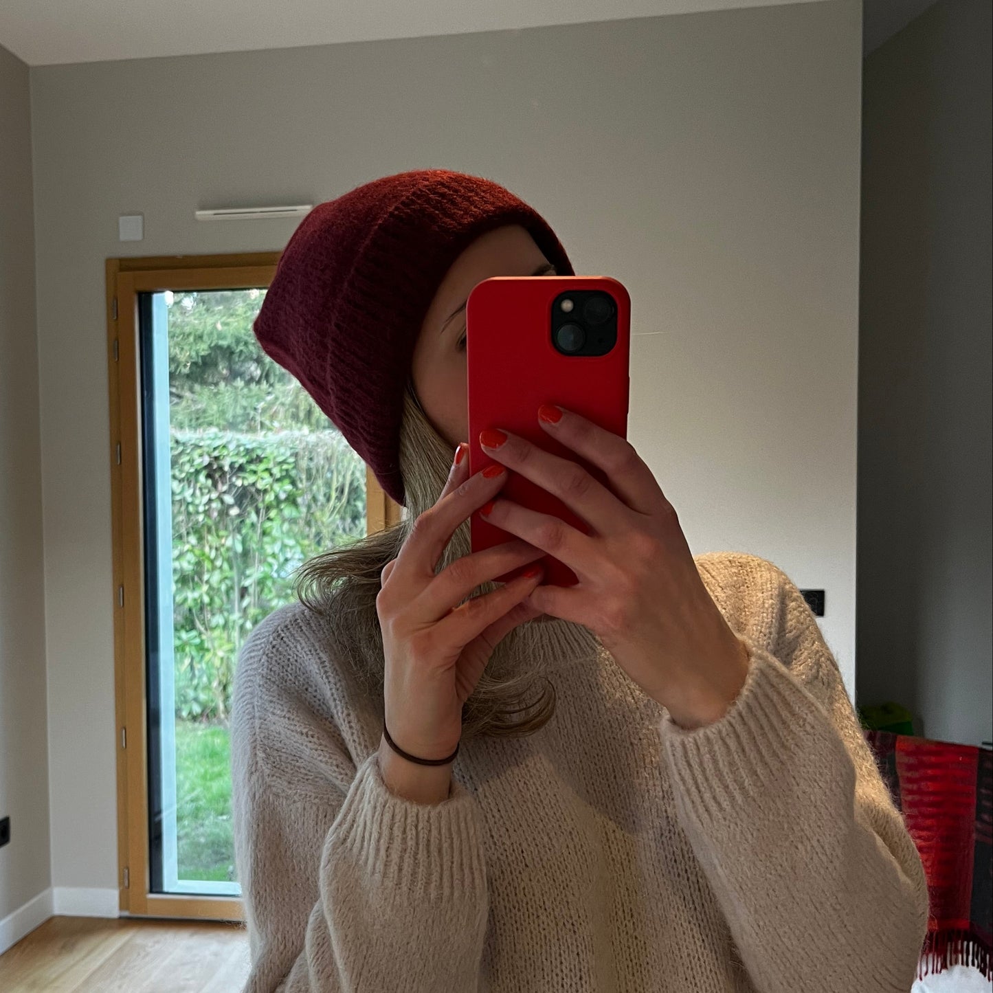 Bonnet en baby alpaga