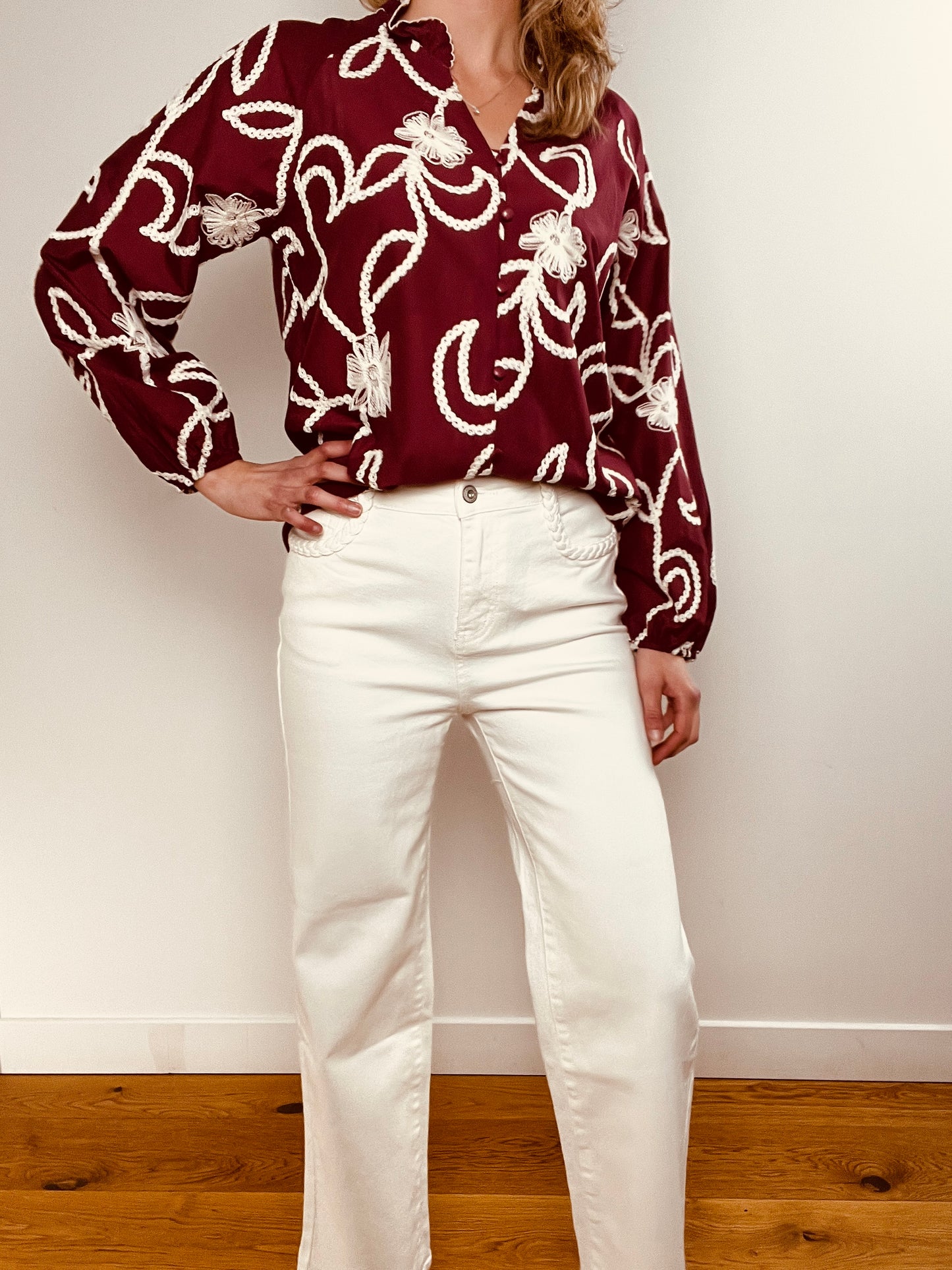 Blouse Camelia Brodée