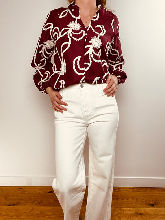 Blouse Camelia Brodée