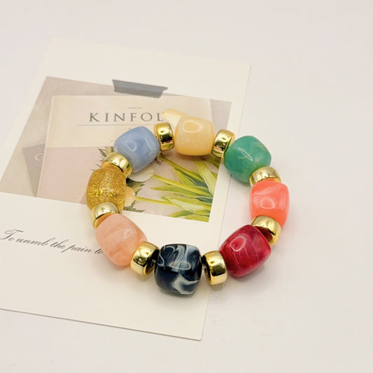Bracelet "La vie est belle"- Multicolore