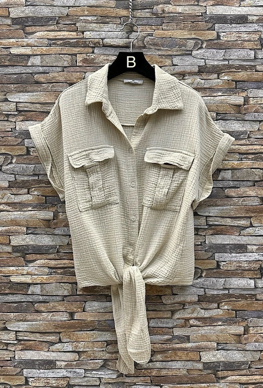 Chemise EVA en gaze de coton