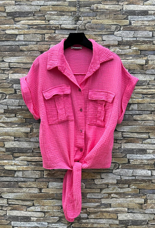 Chemise EVA en gaze de coton