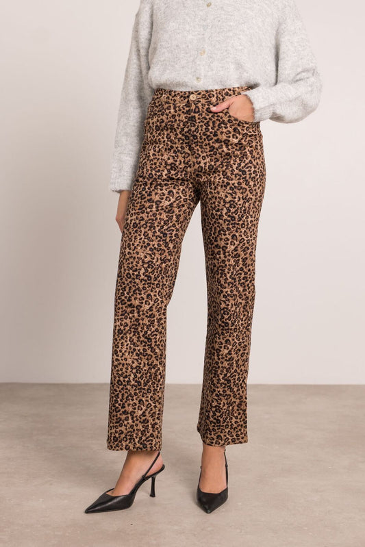 Pantalon léopard