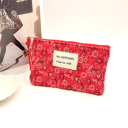 Pochette "Les copines c'est la vie" - Rouge